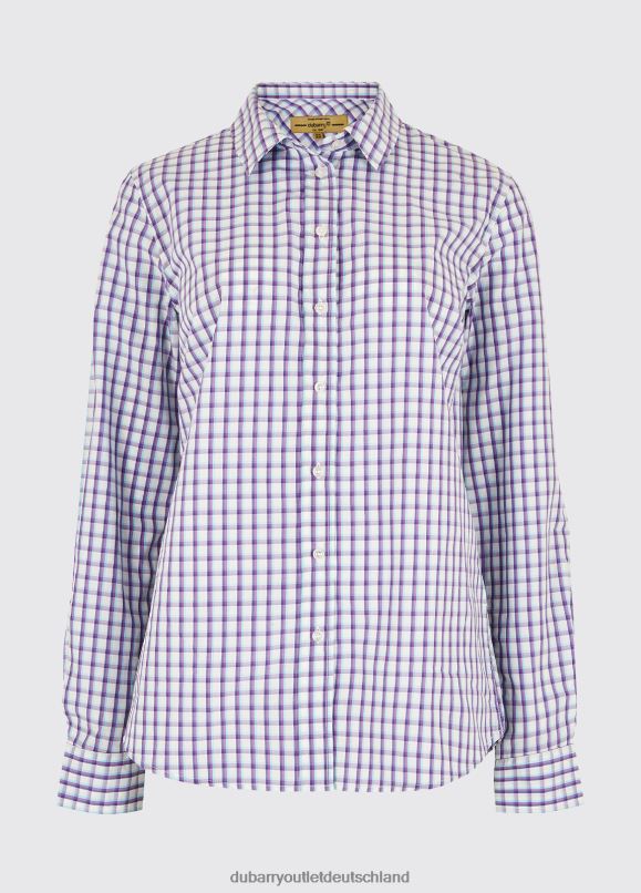 Frauen 4T2X6557 Dubarry Hemd mit Gillyflower-Karomuster Kleidung blau-multi Frauen 4T2X6557 Dubarry Hemd mit Gillyflower-Karomuster Kleidung blau-multi